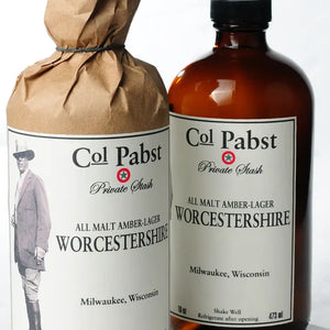 Large Colonel Pabst Worcestershire Sauce - Cultivated Cocktails  - Worcestershire Sauce