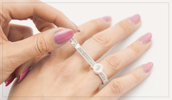 Diamantenringe - Finger messen