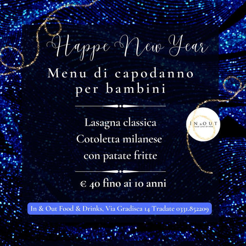 Menu Capodanno Bambini