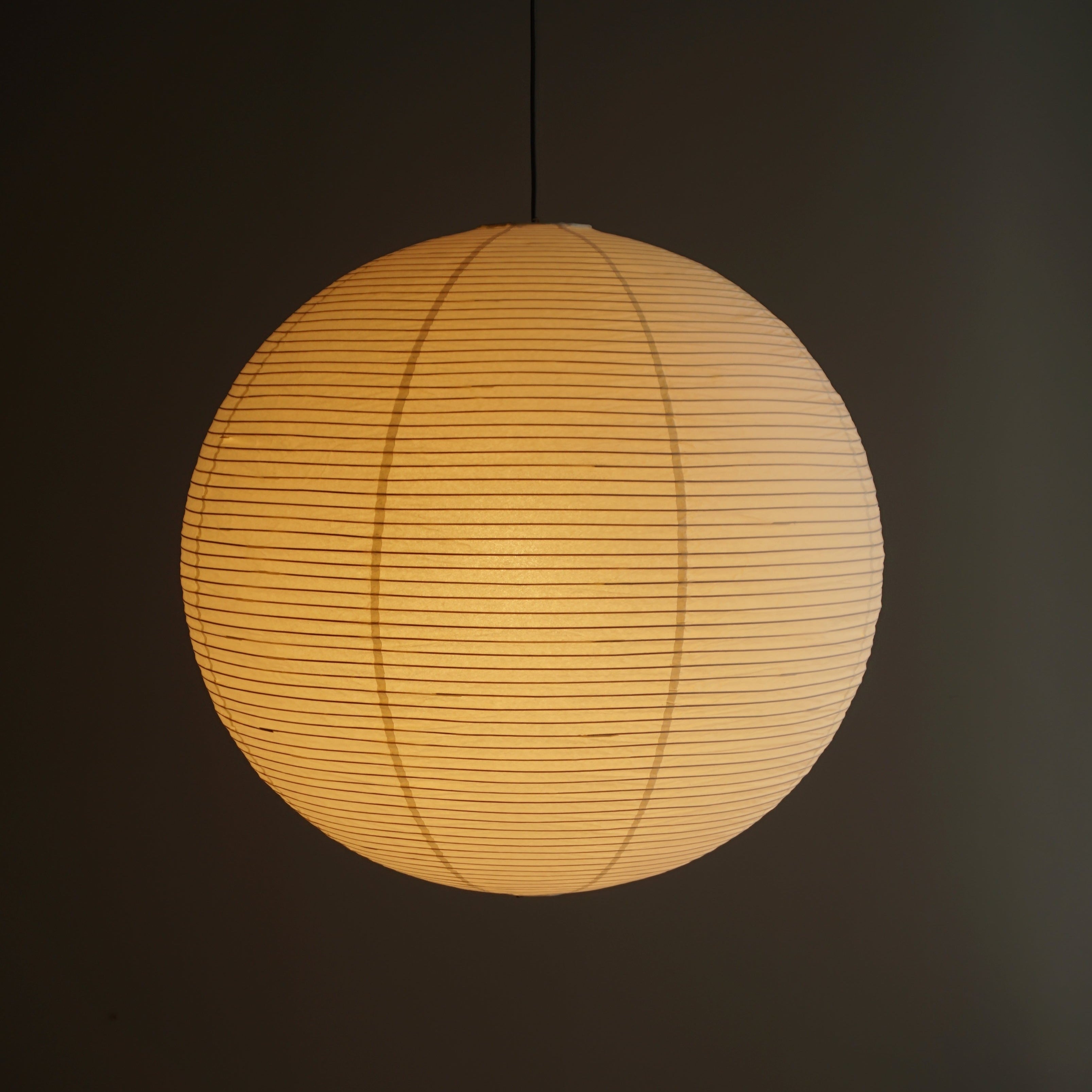 Nogy Noguchi Style Paper Lamp • Akari Lantern Lamp • Rice Paper Lamp •  Table Lamp • Japanese Lamp • Bedside Cool Lamp • Off White Paper Lantern  (Upgraded Table Lamp) 