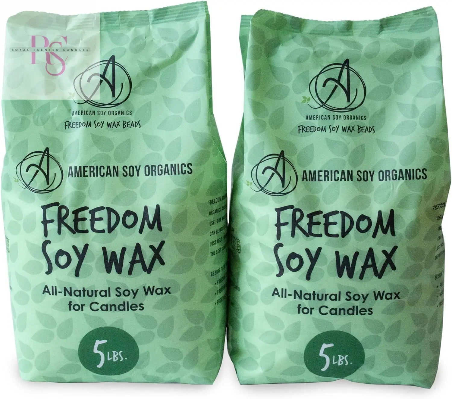 Microwavable Soy Wax Beads for Candle Making – Premium Soy Candle Kit-10 pounds Freedom Soy Beads-4 Centering Devices- 20 Wick stickers-20 6-inch pre-Waxed Wicks