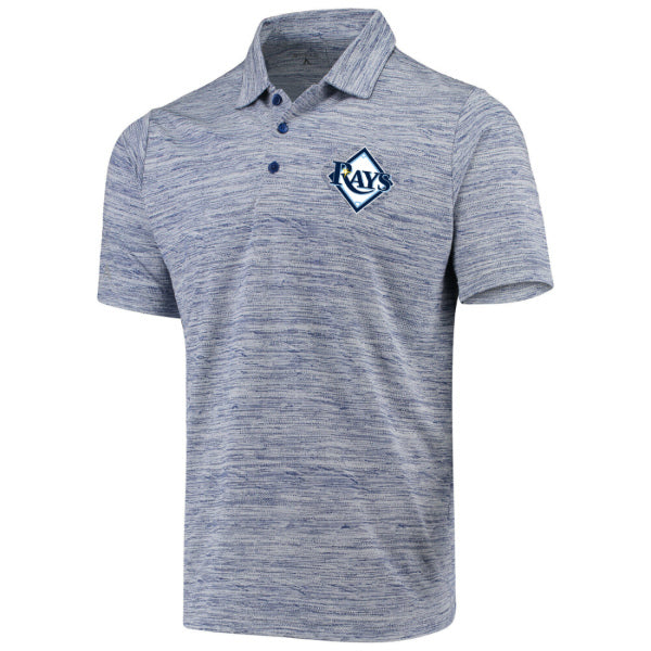 Antigua Tampa Bay Rays Light Blue/White Venture Polo