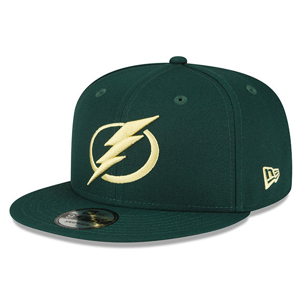 Lightning College Colors New Era 9FIFTY Green and Orange Adjustable Snapback Hat