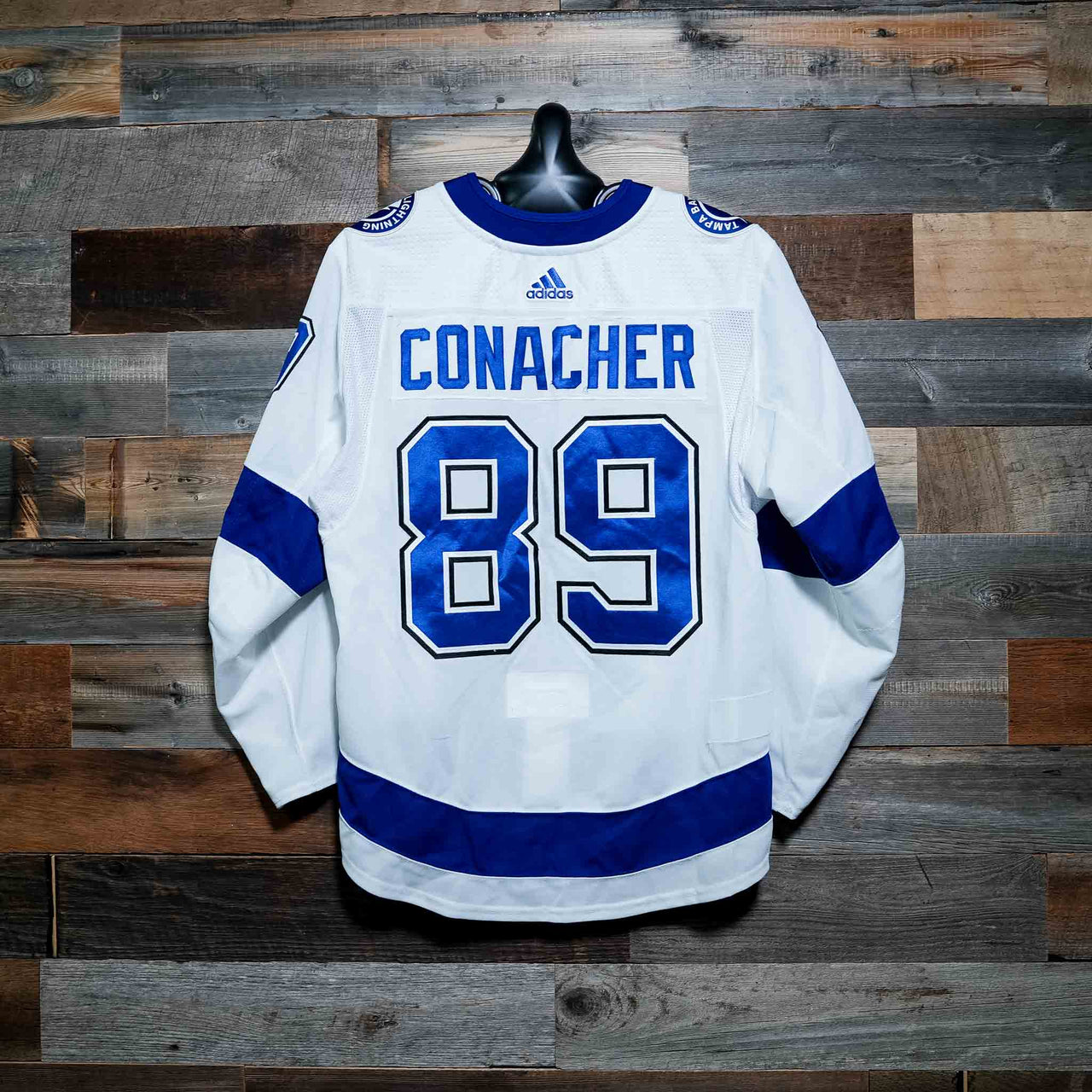 Adidas #62 Sustr 2018 Lecavalier Patch Game-Worn Lightning Away Jersey (Size 58+)