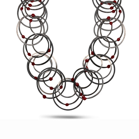 Erik Urbschat Iron Red Dot 3 Necklace