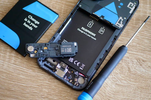 Fairphone uses a range of fairtrade metals in their smartphones