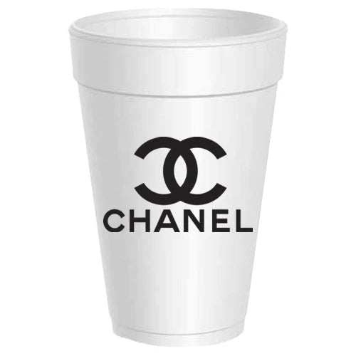 DESIGNER STYROFOAM CUPS -MULTIPLE STYLES