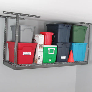 SafeRacks 3' x 8' Overhead Garage Storage Rack - Next Lvl Spaces