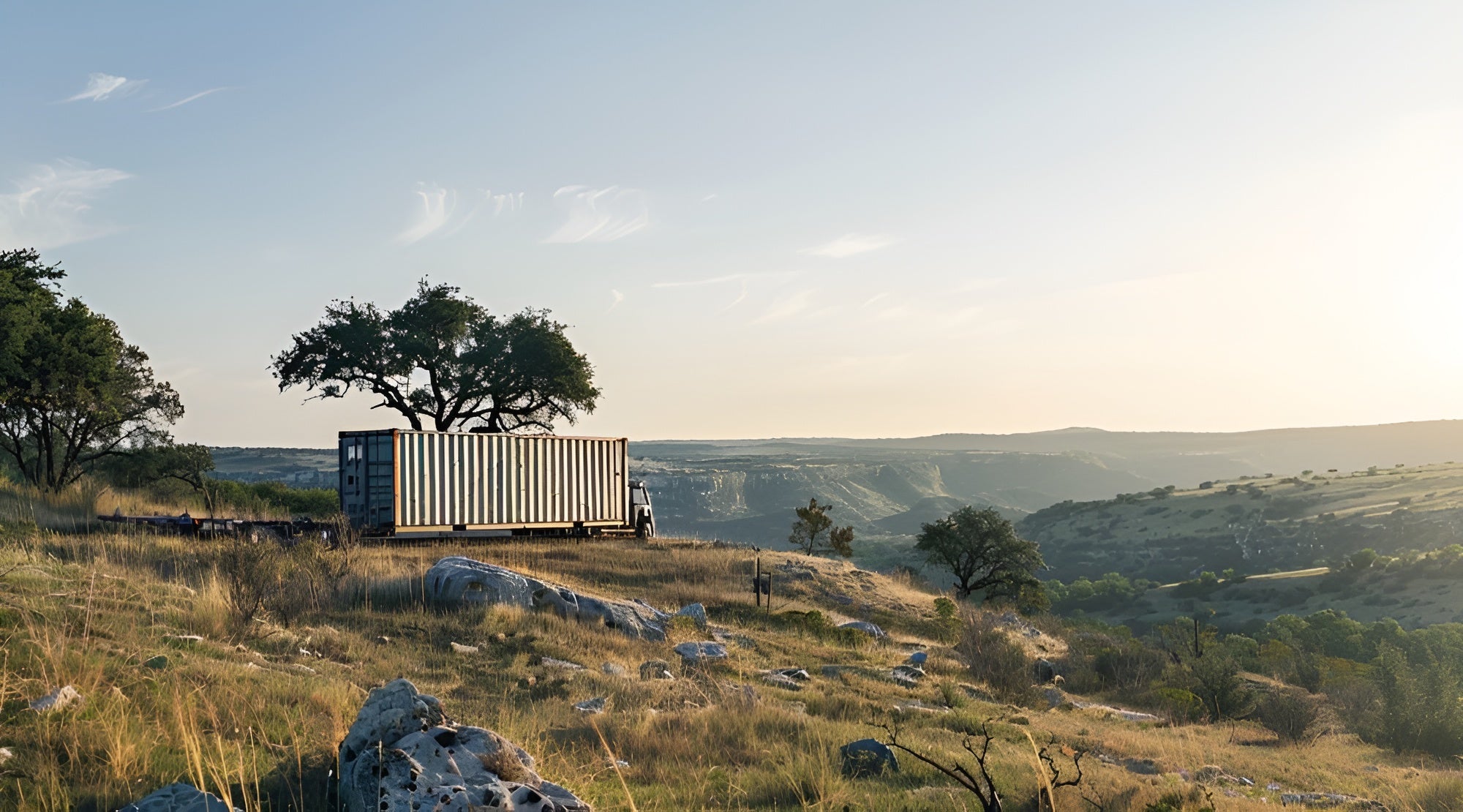 hill country land for container cabins