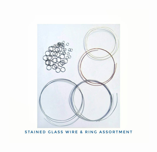 Stained Glass Wire Rings for Suncatchers & Small Panels. Tinned Copper –  GlassCompositions