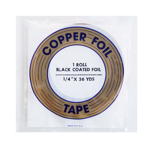 Copper Foil Tape, Silver Backed. 1/4 wide. Stained Glass, Jewelry & M –  GlassCompositions