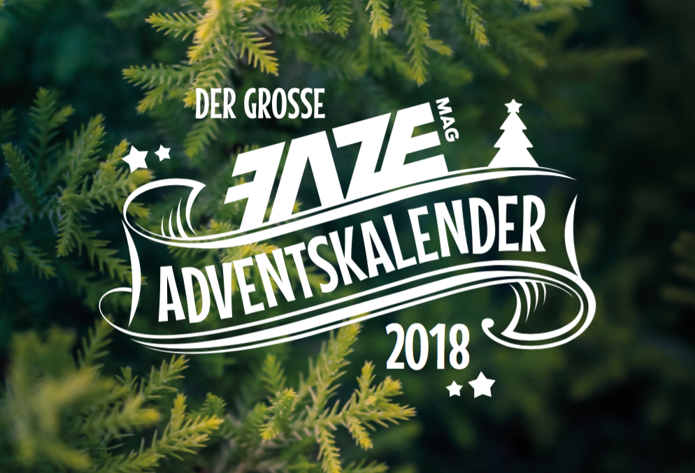 FazeMag Adventskalender 2018 mit RAVE Clothing