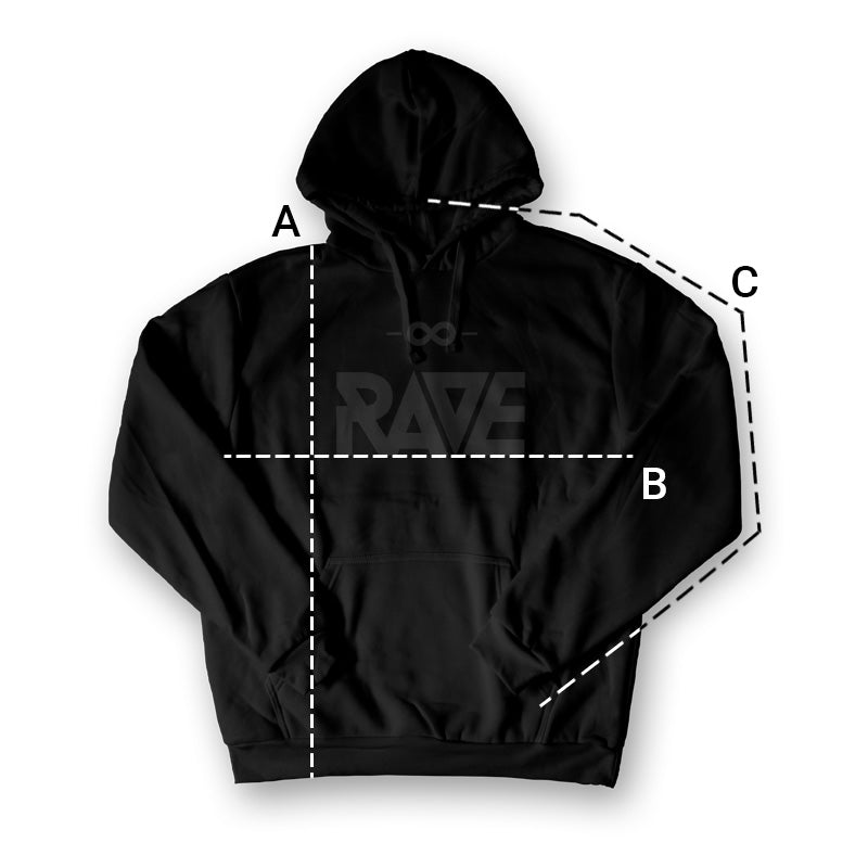 Größentabelle Hoodies