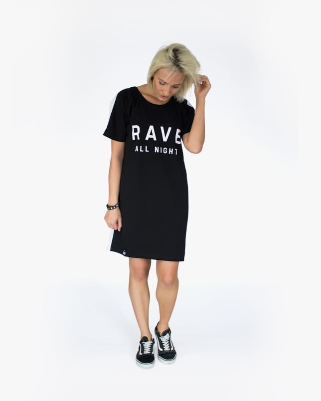 Rave All Night Techno Shirt