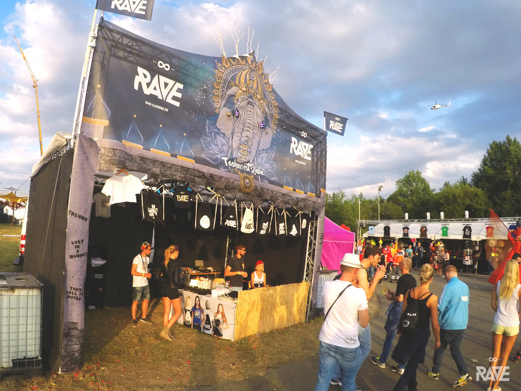 RAVE Clothing Nature One Festival Store