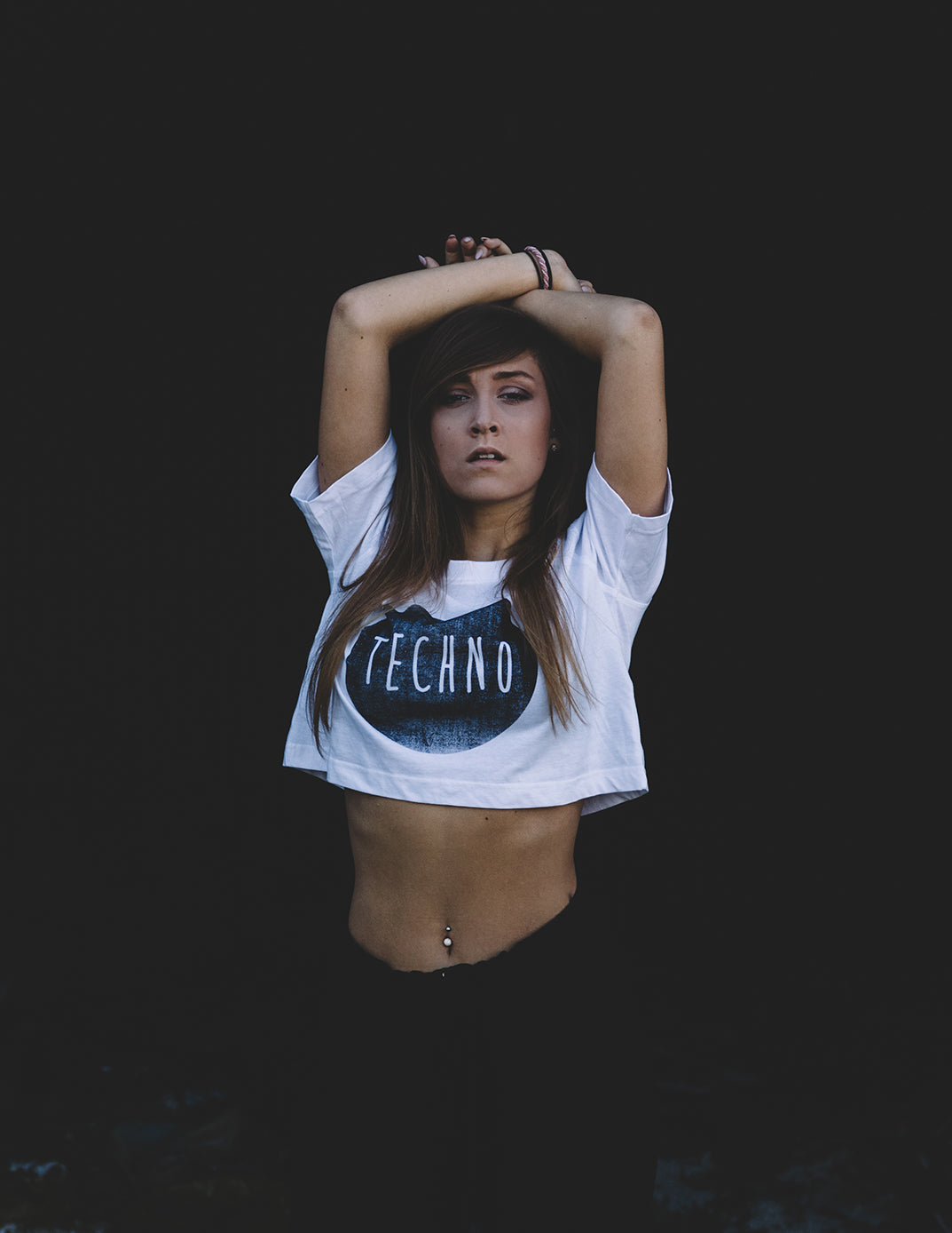 Cropped Techno Tee