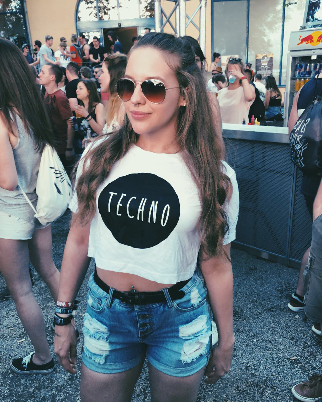 Techno Top T-Shirt Festival Look