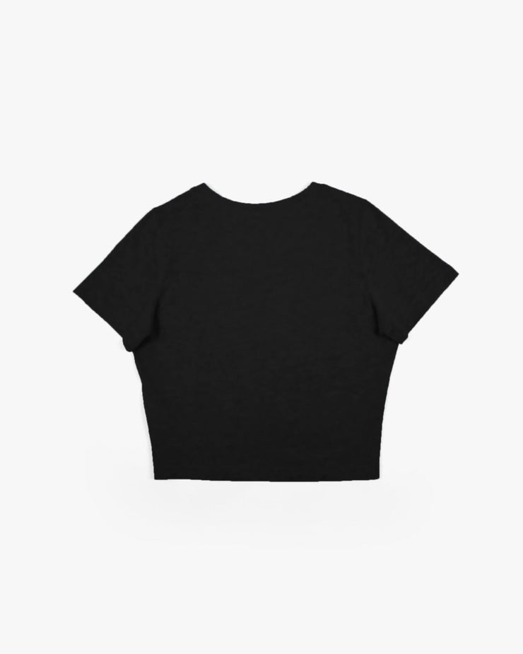 AVE crop top in black | Official merch from RAVE Clothing