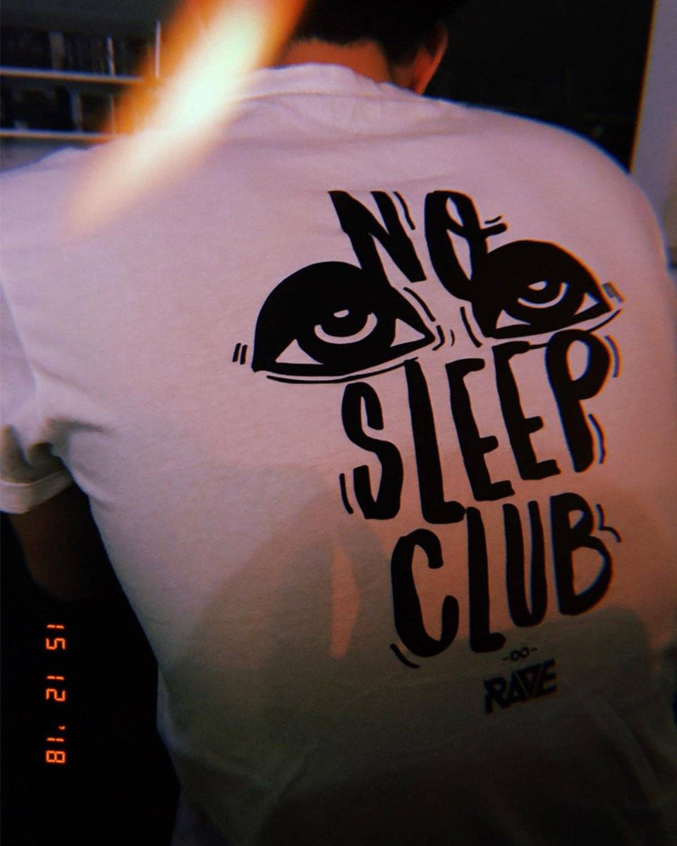 No Sleep Club T-Shirt für Männer | RAVE Clothing