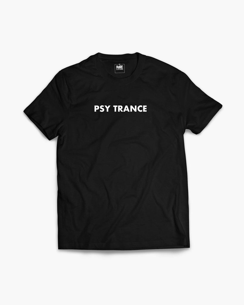 Psy Trance T-Shirt in schwarz