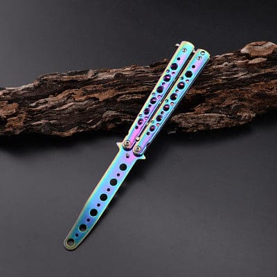 Butterfly Knife Trainer Dull Comb 100% Safe – Winged Edge Butterfly Knives  & Balisong Trainers