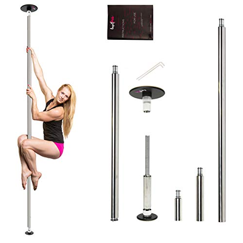 Learning to pole dance at home