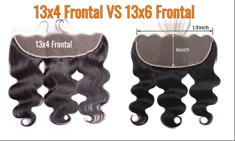 difference between 13×6 and 13×4 lace wigs