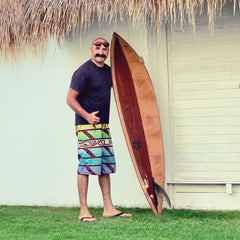 Monte Wooden Surfboard