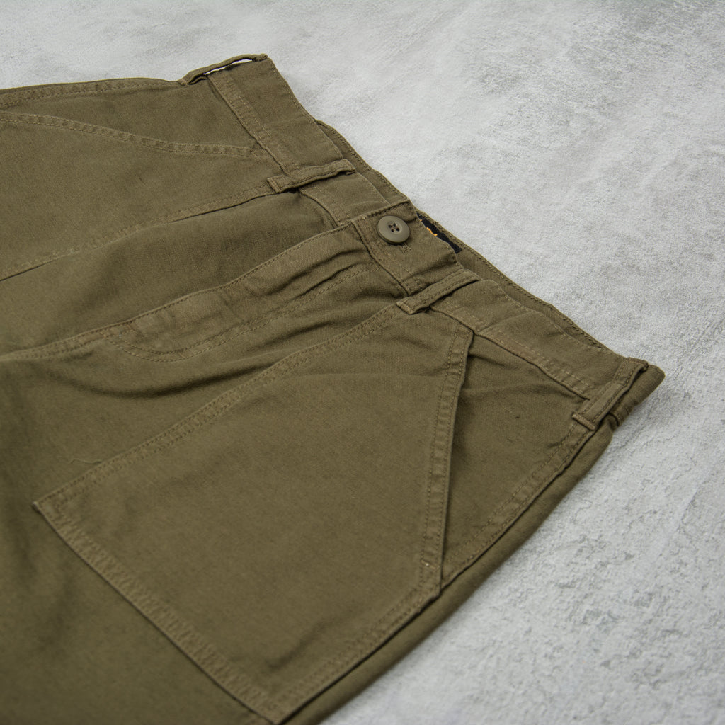 Buy the Stan Ray Fat Pant in Dark Olive Sateen online @Union Clothing ...