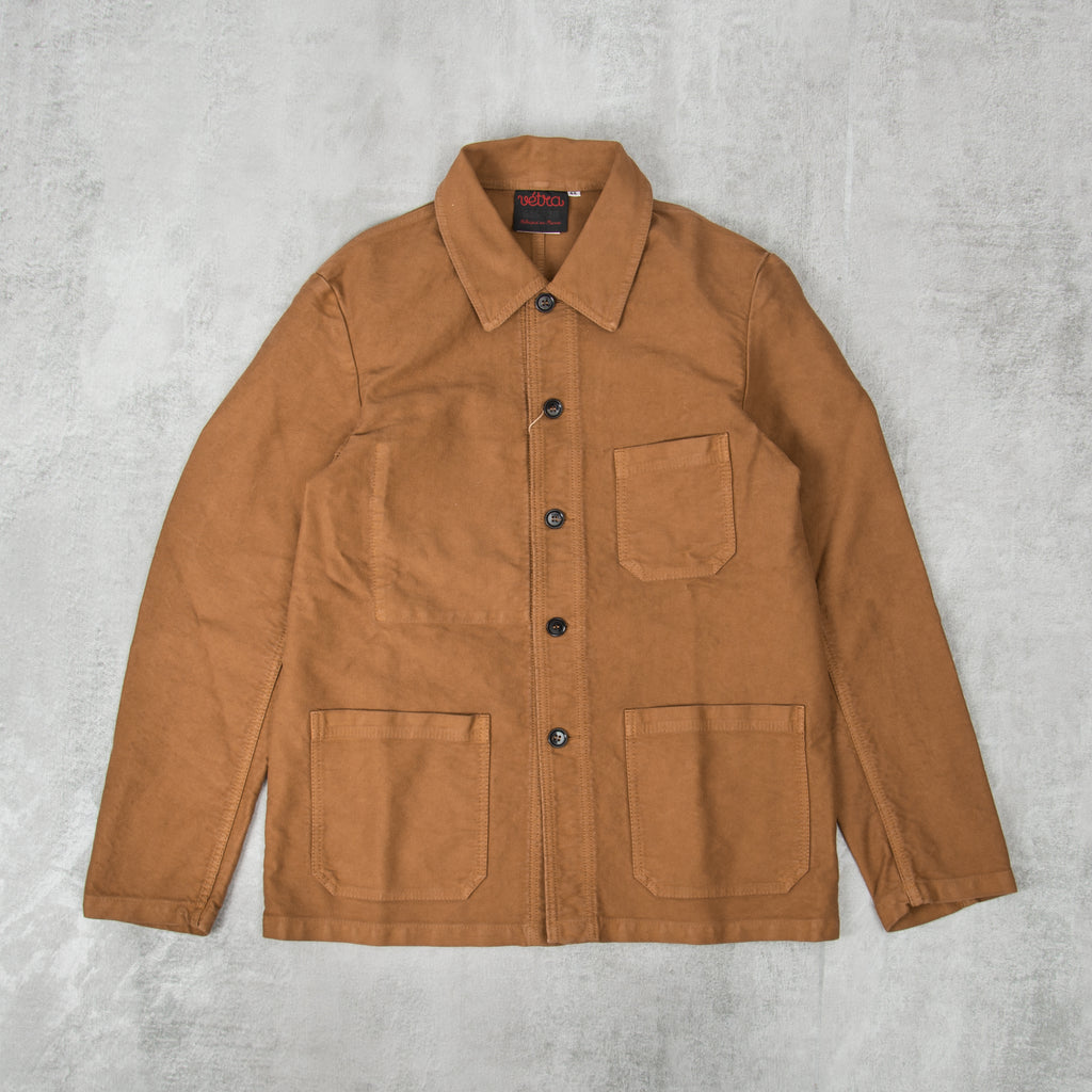 Buy the Vetra Moleskin Workwear Jacket 5C- Olive @Union Clothing