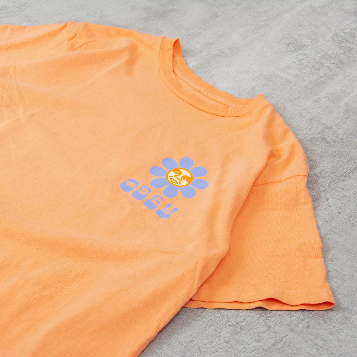 Buy the Obey Petal Tee - Papaya Smoothie online @Union Clothing | Union  Clothing