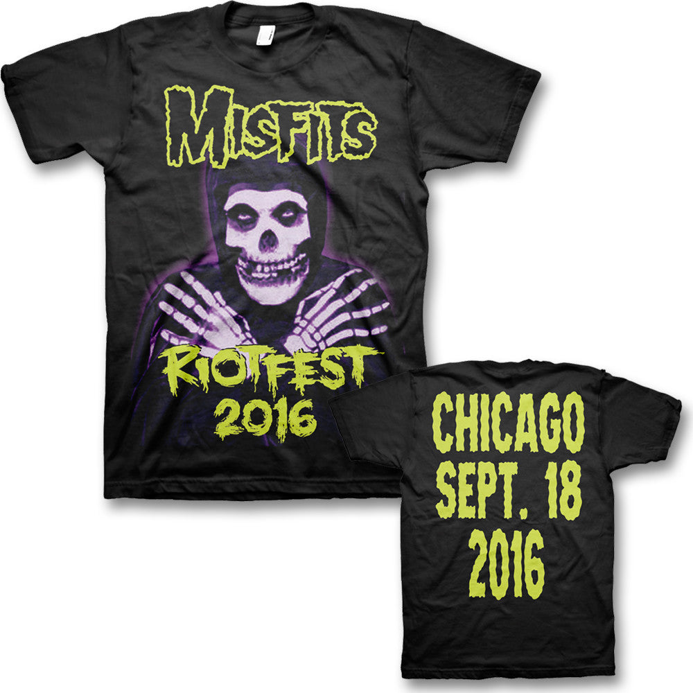 Official Hands: Original Misfits Reunion, Riot Fest Event T-shirt | Misfits  Store Clothing* | Misfits Records