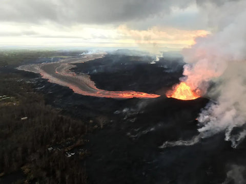 Kilauea Volcano in formation