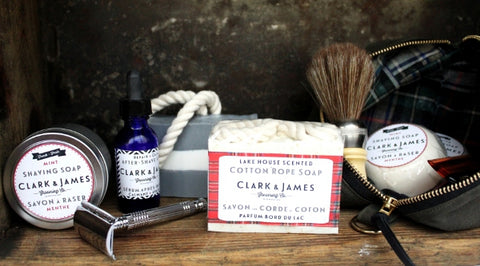 clark & james mens grooming and shaving products