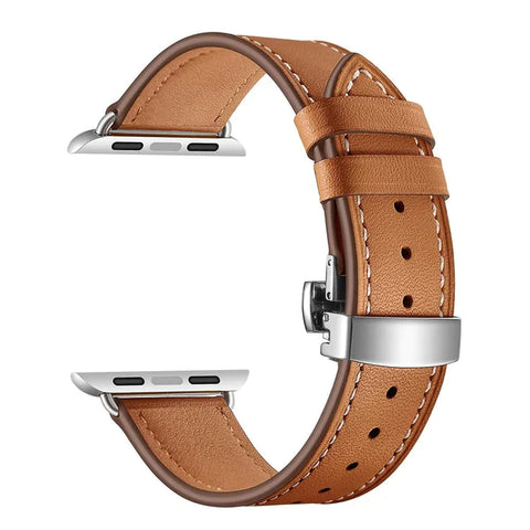Apple Watch Band in Saddle Brown
