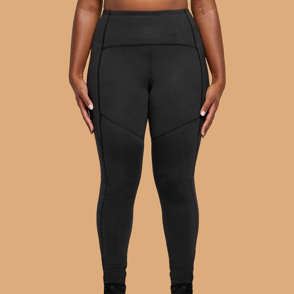 thinx leggings period underwear - black in sizes xxs-4x undies