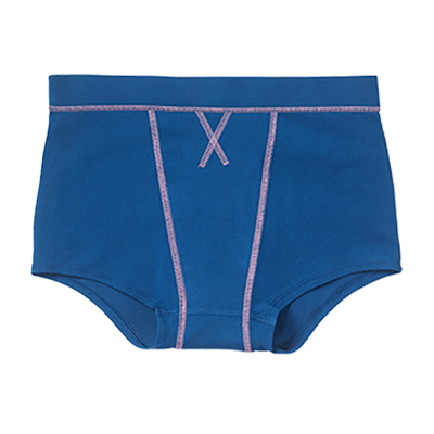 teens shorty teen period underwear - tidal wave in sizes 9-16 tween leakproof undies