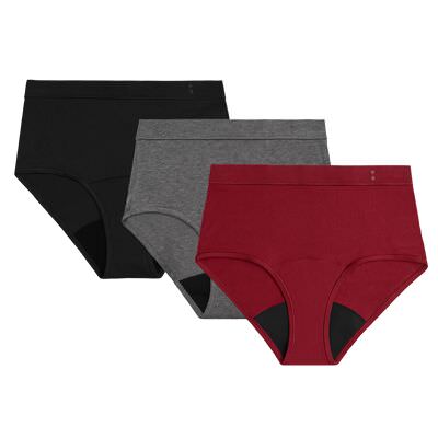 Thinx for All Women's Plus Size Super Absorbency Bikini Period Underwear -  Rhubarb 4X