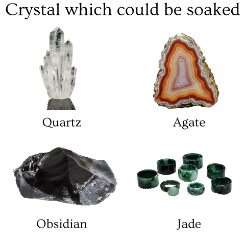 crystal which could be soaked