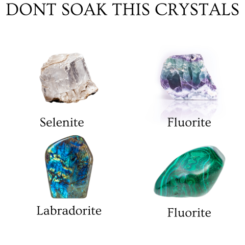Dont soak this crystal