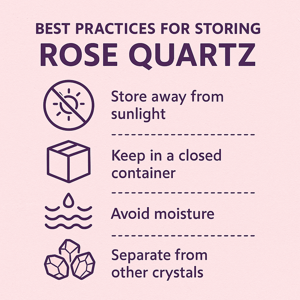 how to take care of rose quartz