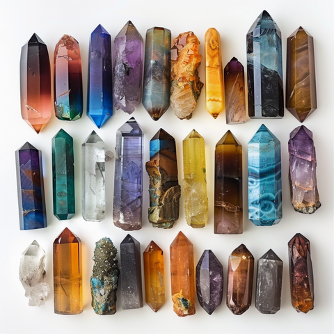 common crystals which are dyed