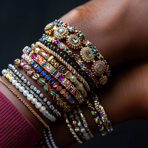 diffrent types of beaded bracelets