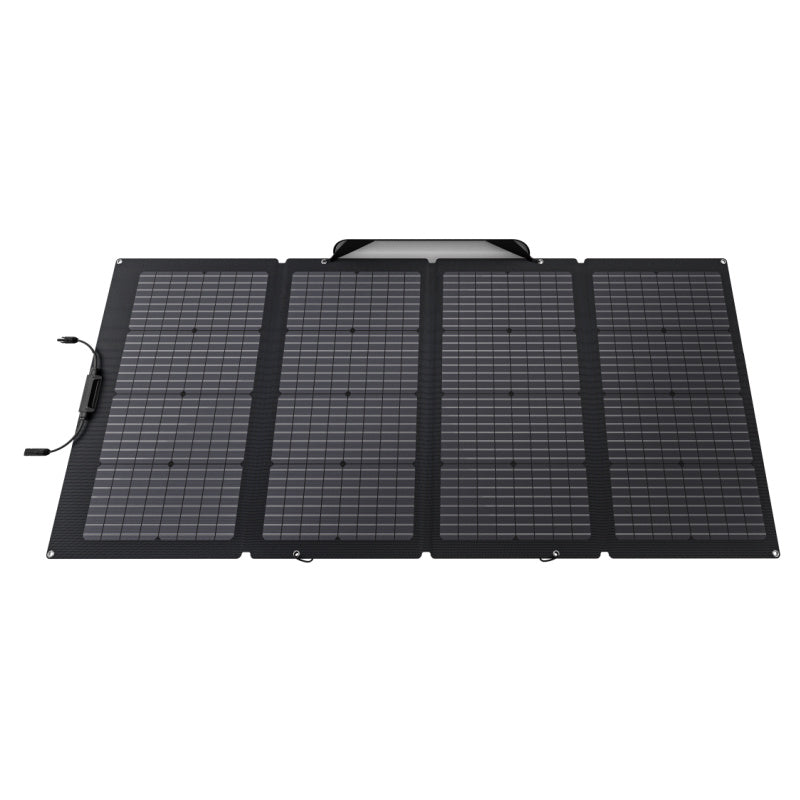 EcoFlow 220W Bifacial Solar Panel Front View