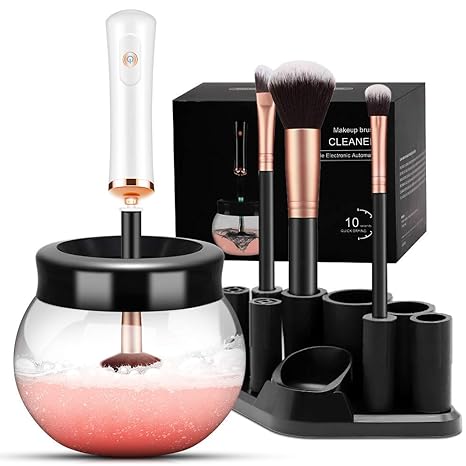Electric Makeup Brush Cleaner Machine With USB Charging – Kudah Beauty
