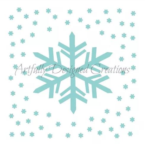 Intricate Snowflake Stencil – Lynn's Cake, Candy, and Chocolate Supplies