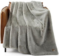 are faux fur throws warm