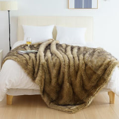 faux fur throw