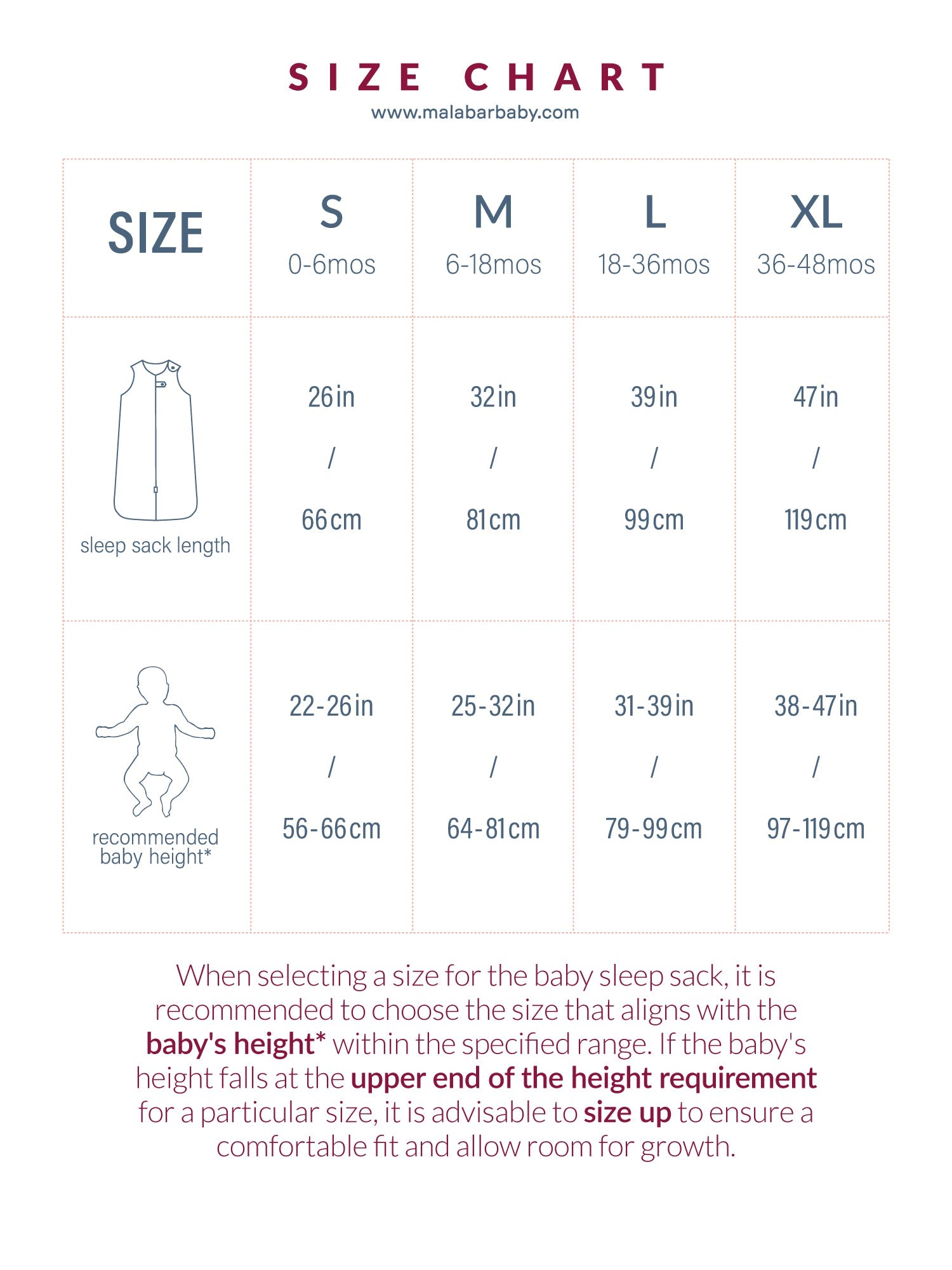 Sleep Sack Website SIze Chart 9e46b56c ce02 4f65 bfc3 d5b223375f37
