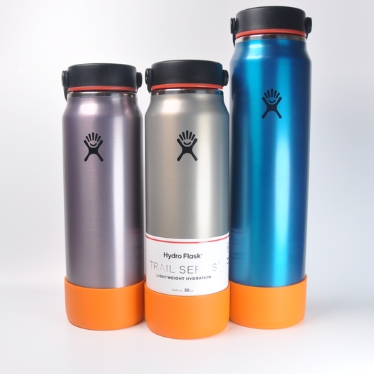 BottleButts™ BLACK Silicone Boot for Hydro Flask Lightweight Trail Ser